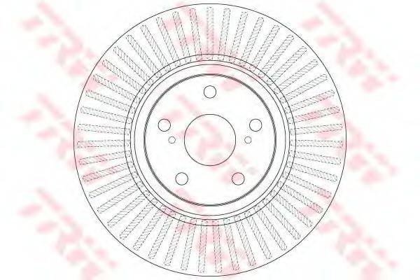 гальмівний диск DF6268 TRW