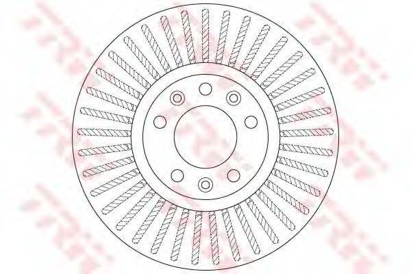 гальмівний диск DF6419 TRW