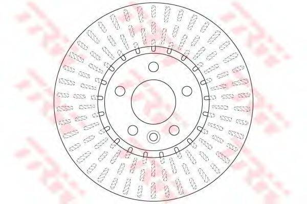 гальмівний диск DF6499S TRW