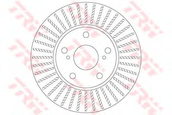 гальмівний диск DF6679 TRW