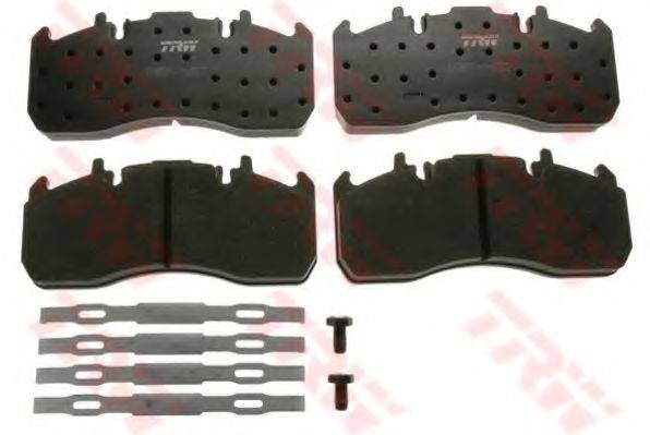 Комплект гальмівних колодок, дискове гальмо GDB5102 TRW