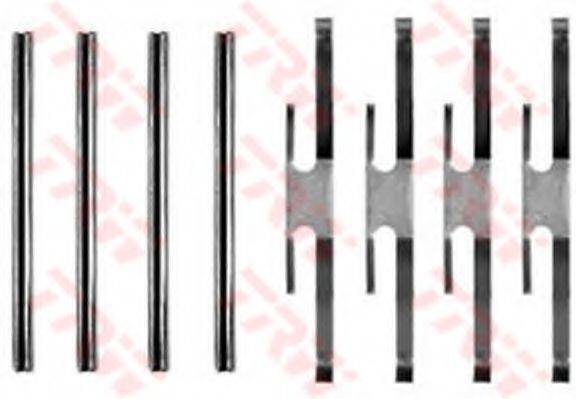 Комплектуючі, колодки дискового гальма PFK174 TRW