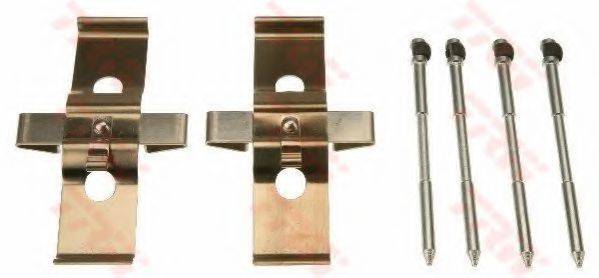 Комплектуючі, колодки дискового гальма PFK633 TRW