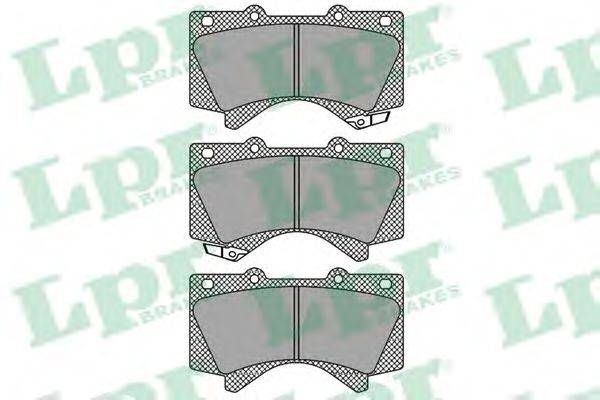 Комплект гальмівних колодок, дискове гальмо