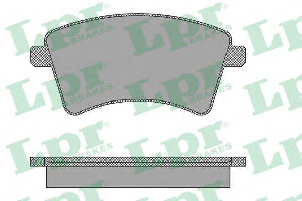 Комплект гальмівних колодок, дискове гальмо