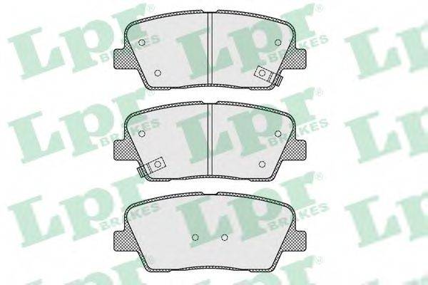 Комплект гальмівних колодок, дискове гальмо