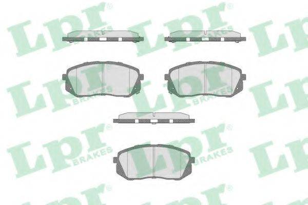 Комплект гальмівних колодок, дискове гальмо