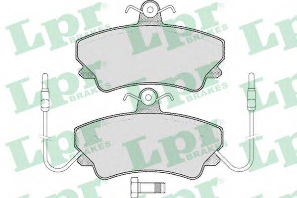 Комплект гальмівних колодок, дискове гальмо