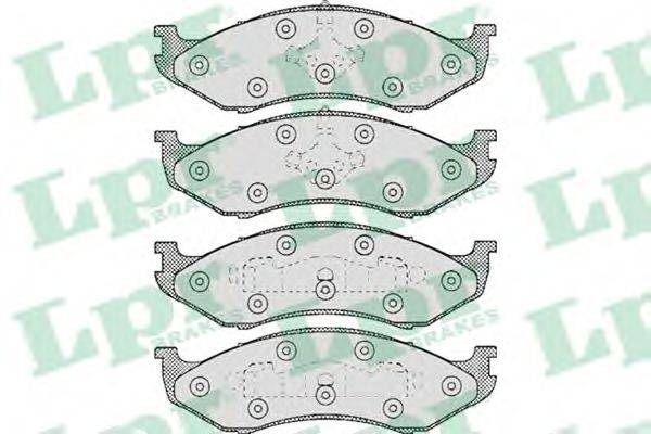 Комплект гальмівних колодок, дискове гальмо