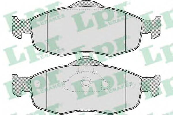 Комплект гальмівних колодок, дискове гальмо