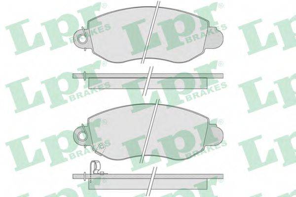 Комплект гальмівних колодок, дискове гальмо
