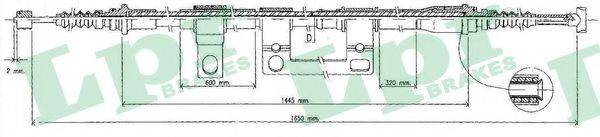 Трос, стоянкова гальмівна система