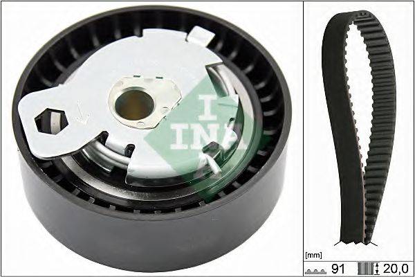 Комплект ременя ГРМ 530 0142 10 INA