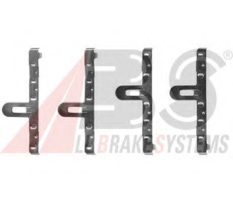 Комплектуючі, колодки дискового гальма 1048Q A.B.S.