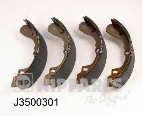 Комплект гальмівних колодок J3500301 NIPPARTS