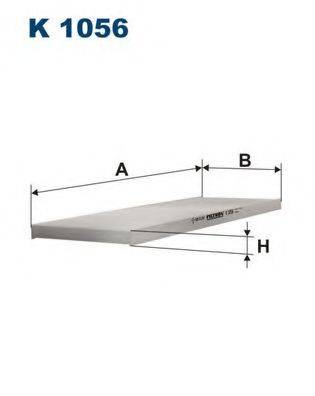 Фільтр, повітря у внутрішньому просторі K1056 FILTRON