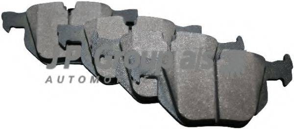 Комплект гальмівних колодок, дискове гальмо 1463700410 JP GROUP