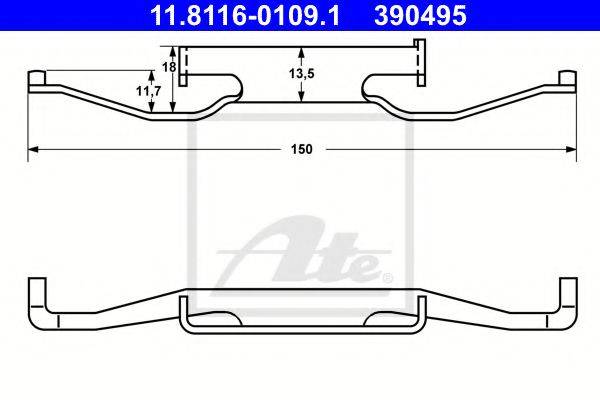Пружина, гальмівний супорт