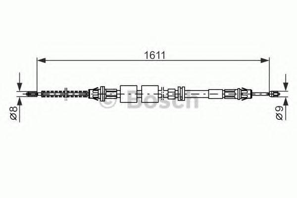 Трос, стоянкова гальмівна система