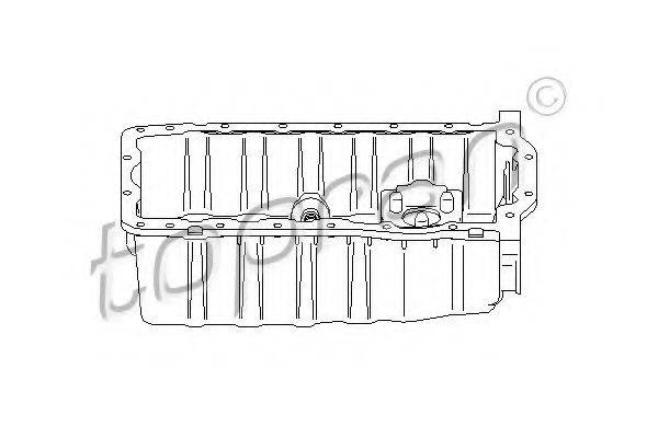Масляний піддон 109 616 TOPRAN