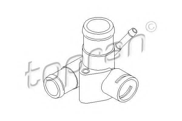 Фланець охолоджувальної рідини 100 315 TOPRAN