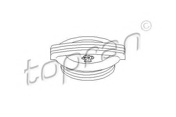 Кришка, резервуар охолодної рідини 111 023 TOPRAN