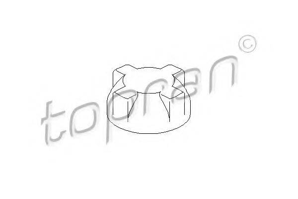 Кришка, резервуар охолодної рідини 103 643 TOPRAN