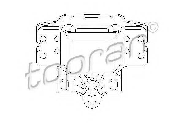 Підвіска, двигун 110 130 TOPRAN