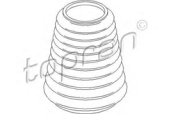 Захисний ковпак / пильник, амортизатор 103 619 TOPRAN