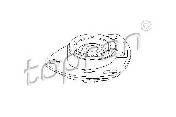 Опора стійки амортизатора 103 745 TOPRAN