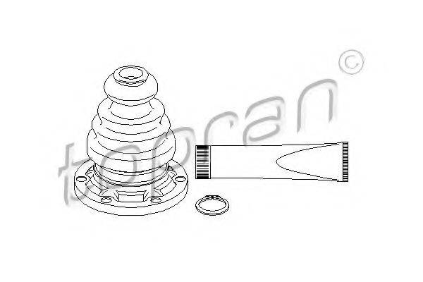 Комплект пильника, приводний вал 104 078 TOPRAN