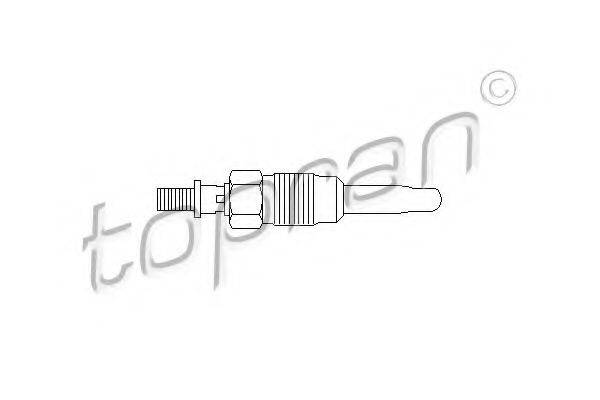 Свічка розжарювання 107 117 TOPRAN