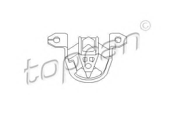Підвіска, двигун 201 359 TOPRAN