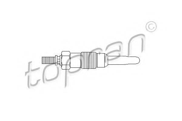 Свічка розжарювання 400 446 TOPRAN