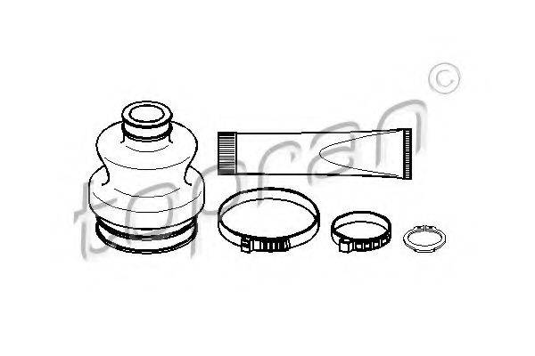 Комплект пильника, приводний вал 401 236 TOPRAN