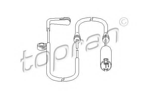 Датчик, знос гальмівних колодок 500 667 TOPRAN