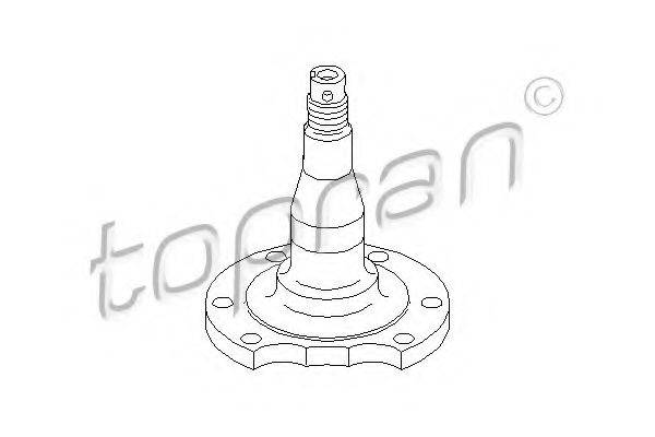 Маточина колеса 111 407 TOPRAN