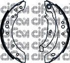 Комплект гальмівних колодок 153-513 CIFAM