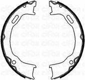 Комплект гальмівних колодок, стоянкова гальмівна система 153-364 CIFAM