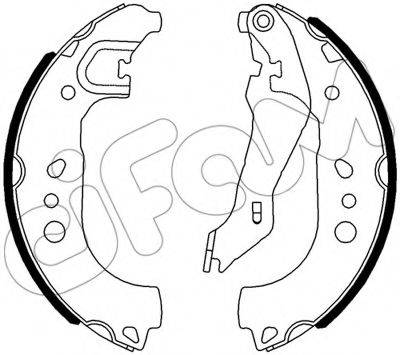 Комплект гальмівних колодок 153-537 CIFAM