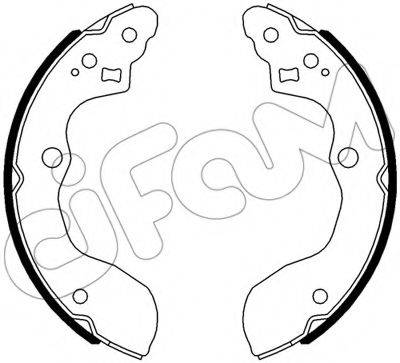 Комплект гальмівних колодок 153-540 CIFAM