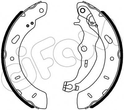 Комплект гальмівних колодок 153-563 CIFAM