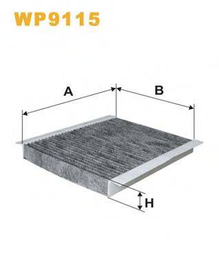 Фільтр, повітря у внутрішньому просторі