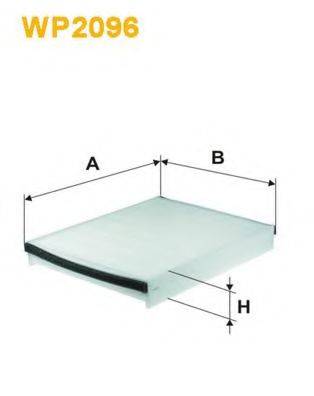 Фільтр, повітря у внутрішньому просторі