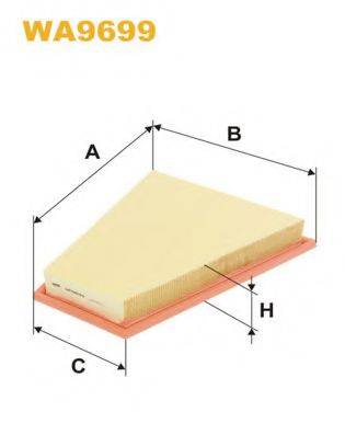 Повітряний фільтр WA9699 WIX FILTERS