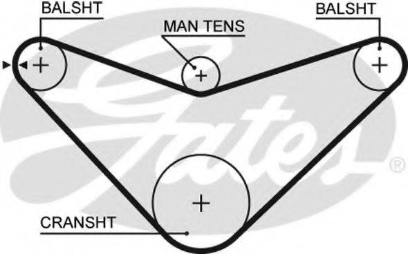 Ремінь ГРМ 5235XS GATES