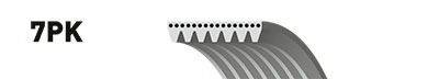 Полікліновий ремінь 7PK1753 GATES