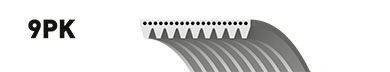 Полікліновий ремінь 9PK2250ES GATES
