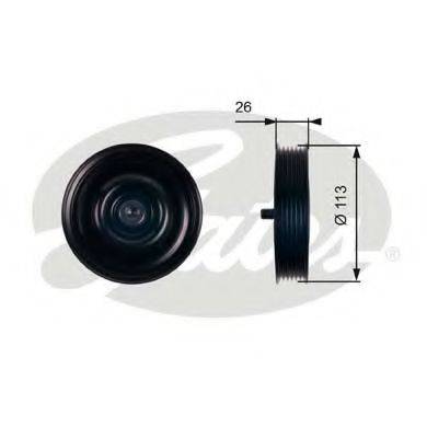 Паразитний / провідний ролик, полікліновий ремінь T36411 GATES