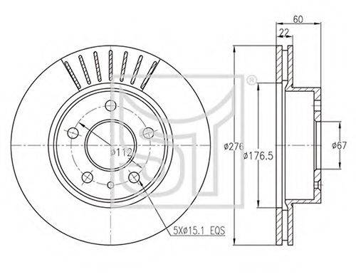 гальмівний диск 03.110.1926.340 ST-TEMPLIN